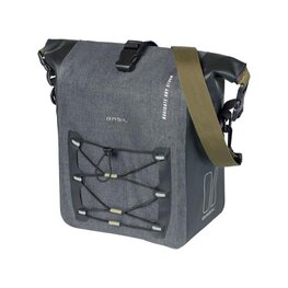 BASIL Kerékpáros táska - NAVIGATOR STORM MIK SIDE M - szürke/fekete