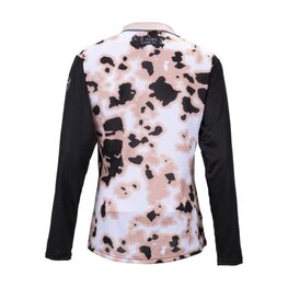 KENNY Hosszú ujjú kerékpáros mez nyári - CHARGER - fekete/fehér/rózsaszín