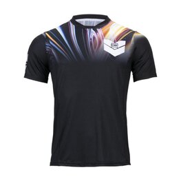 KENNY Rövid ujjú kerékpáros mez - INDY - szivárványos/fekete