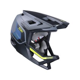 KENNY Kerékpáros sisak - SPLIT - sárga/kék/szürke