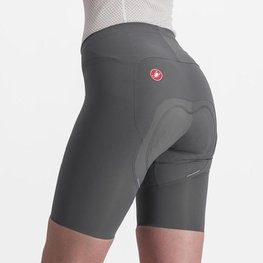 CASTELLI Rövid kerékpáros nadrág kantár nélkül - FREE AERO RC W SHORT - szürke