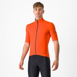 CASTELLI Rövid ujjú kerékpáros mez - PERFETTO ROS 2 WIND - narancssárga