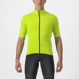 CASTELLI Rövid ujjú kerékpáros mez - PERFETTO ROS 2 WIND - világoszöld