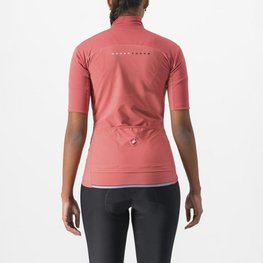 CASTELLI Rövid ujjú kerékpáros mez - PERFETTO RoS 2 W WIND - piros