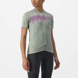 CASTELLI Rövid ujjú kerékpáros mez - UNLIMITED SENTIERO 2 - zöld