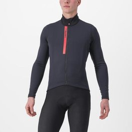 CASTELLI Hosszú ujjú kerékpáros mez - ENTRATA THERMAL - fekete