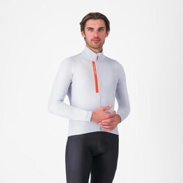 CASTELLI Hosszú ujjú kerékpáros mez - ENTRATA THERMAL - ezüst