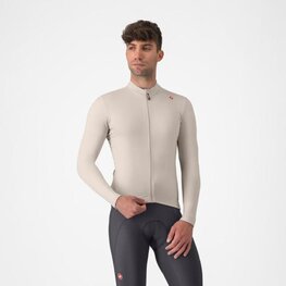 CASTELLI Hosszú ujjú kerékpáros mez - ESPRESSO THERMAL - szürke