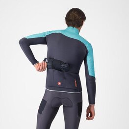 CASTELLI Kerékpáros dzseki béléssel - UNLIMITED - világoskék