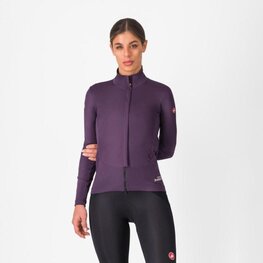 CASTELLI Kerékpáros dzseki béléssel - PERFETTO AIR W - lila