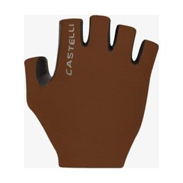 CASTELLI Kerékpáros kesztyű rövid ujjal - ESPRESSO - barna