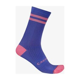 CASTELLI Klasszikus kerékpáros zokni - ORIGINALE 18 - lila