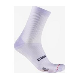 CASTELLI Klasszikus kerékpáros zokni - ESPRESSO 2 W 12 - lila