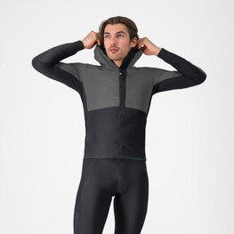 CASTELLI Kerékpáros szélálló dzseki - FLY UNLTD - fekete/szürke