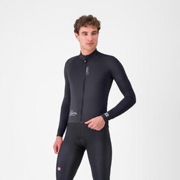 CASTELLI Kerékpáros szélálló dzseki - DO.DI.CI. - fekete