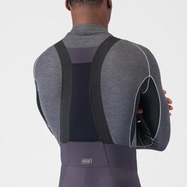 CASTELLI Hosszú kerékpáros nadrág kantárral - UNLIMITED - szürke