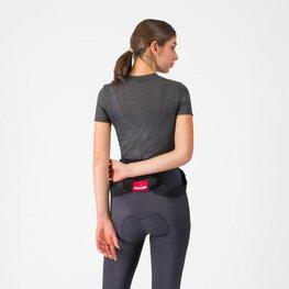CASTELLI Rövid ujjú kerékpáros póló - MEDIO BASE LAYER W - szürke