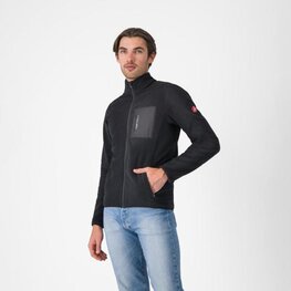 CASTELLI póló - CLASSICO FLEECE - fekete