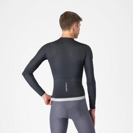 CASTELLI Hosszú ujjú kerékpáros mez nyári - ESPRESSO 2 LS - fekete