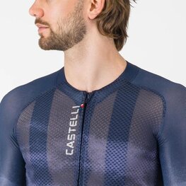 CASTELLI Rövid ujjú kerékpáros mez - CLIMBER'S A/C - kék