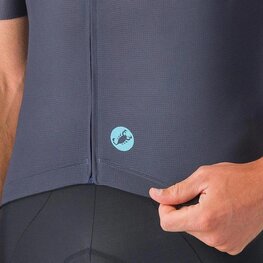 CASTELLI Rövid ujjú kerékpáros mez - ENTRATA APEX - kék