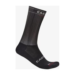 CASTELLI Klasszikus kerékpáros zokni - FAST FEET 4 - fekete