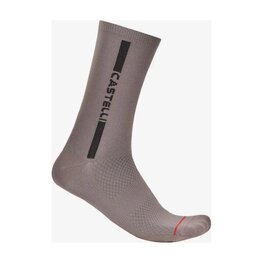 CASTELLI Klasszikus kerékpáros zokni - LINEA LOGO 15 - szürke