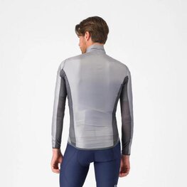 CASTELLI Kerékpáros szélálló dzseki - ARIA SHELL 2 - ezüst