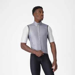 CASTELLI Kerékpáros mellény - ARIA 2 - ezüst