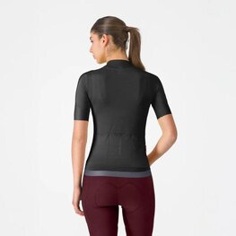 CASTELLI Rövid ujjú kerékpáros mez - ESPRESSO 2 W - fekete