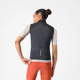 CASTELLI Kerékpáros mellény - ESPRESSO 2 W - fekete