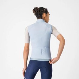 CASTELLI Kerékpáros mellény - ESPRESSO 2 W - kék
