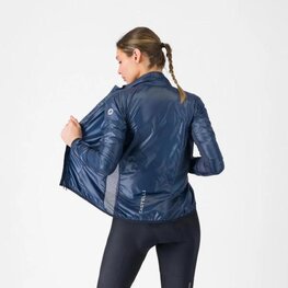 CASTELLI Kerékpáros szélálló dzseki - ARIA SHELL 2 W - kék