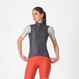 CASTELLI Kerékpáros mellény - ARIA 2 W - szürke