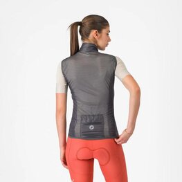 CASTELLI Kerékpáros mellény - ARIA 2 W - szürke