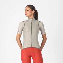 CASTELLI Kerékpáros mellény - ARIA 2 W - bézs
