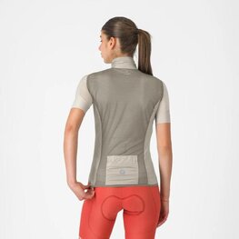 CASTELLI Kerékpáros mellény - ARIA 2 W - bézs