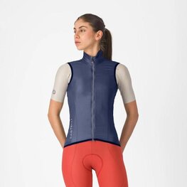 CASTELLI Kerékpáros mellény - ARIA 2 W - kék