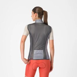 CASTELLI Kerékpáros mellény - ARIA 2 W - ezüst