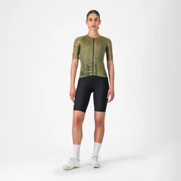 CASTELLI Rövid ujjú kerékpáros mez - UNLIMITED PRO 2 W - zöld