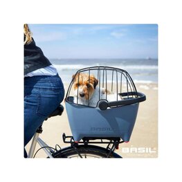 BASIL kosár - BUDDY SPACE FRAME - fekete