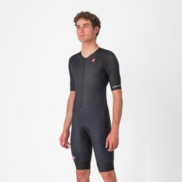CASTELLI Kerékpáros overall - CORE TRI SUIT SHORT SLEEVE - fekete