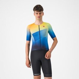 CASTELLI Rövid kerékpáros nadrág kantár nélkül - TRI SHORT - fekete