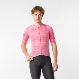 CASTELLI Rövid ujjú kerékpáros mez - GIRO109 RACE 8S - rózsaszín