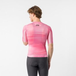 CASTELLI Rövid ujjú kerékpáros mez - GIRO109 RACE 8S - rózsaszín