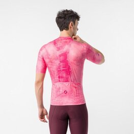CASTELLI Rövid ujjú kerékpáros mez - GIRO109 TROFEO - rózsaszín