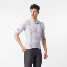 CASTELLI Rövid ujjú kerékpáros mez - GIRO109 MILAN - ezüst