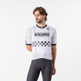 CASTELLI Rövid ujjú kerékpáros mez - GIRO109 BLOCKHAUS - fehér