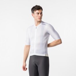 CASTELLI Rövid ujjú kerékpáros mez - GIRO109 ESPRESSO 2 - fehér