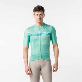 CASTELLI Rövid ujjú kerékpáros mez - GIRO109 CIMA COPPI - zöld
